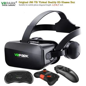 Boîte de lunettes Virtual J20 4K Box stéréo VR VR Google Card de casque Casque pour le téléphone Android MAX 67ROCKER 240506