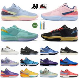 Originele Ja 1 Hunger Fuel Ja1 Basketbalschoenen J1 SCRATCH Halloween Zombie Kerstmis Eybl Nationals Mamba Heren Dames Day One Zooms OG Sneakers Sport