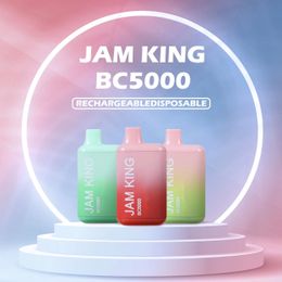 Originele JAM KING BC5000 13ml voorgevulde Ecig vs Elf Bar Bang Vape wegwerp sigarettensmaak oplaadbare 650mAh batterij Vaper 9k 9000 12k 12000 10000 2800