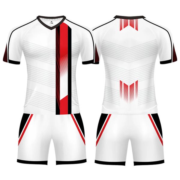 Jerseys originales Conjuntos de fútbol Diseño de desgaste Uniformes juveniles personalizados Sublimación Equipo Club Chándal Camisa Fútbol 240228