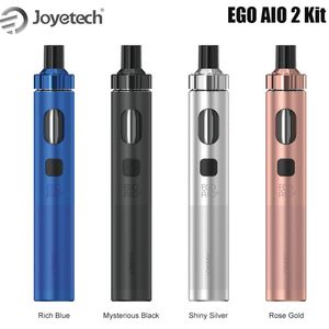 Original Joyetech eGO AIO 2 Kit Edición de embalaje avanzada 20W 1700mAh Batería 2ML Cartucho BFC Bobina de malla E Cigarrillo Vaporizador