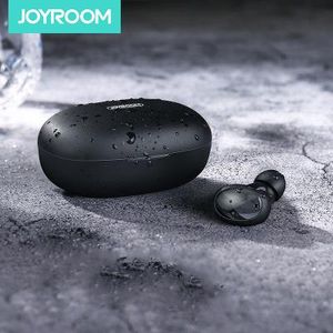 Original Joyroom JR-T08 TWS Auricular Bluetooth 5.0 Auriculares inalámbricos Deportes 3D Sonido de sonido auricular en oído con micrófono Caja de carga T08