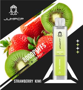 JUMPCP Crystal 8000 Puff E Cigarettes jetables Vape Pen 600mAh Batterie rechargeable 12 saveurs 2% 5% Capacité 15ml VS Sky