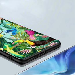 Art de léopard de paresse animale de jungle d'origine pour Xiaomi 11 Lite 5G NE Cas 11T 12T 12 13T Pro Poco X3 NFC F3 M3 M4 X4 X5 Pro Cover