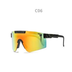 Original enfants Sport Google Tr90 lunettes de soleil polarisées pour hommes/femmes lunettes coupe-vent extérieures 100% Uv miroir lentille cadeau le 1993 polarisé simple large jeune pilote