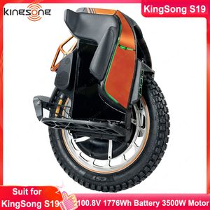 Kingsong S19 100.8V 1776Wh Batterie 3500W Suspension moteur Voyage 130 mm le plus récent KS S19 Unicycle électrique