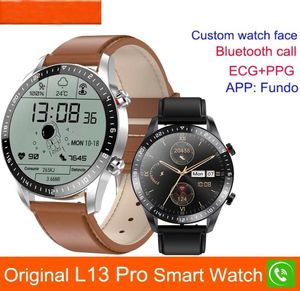 Original L13 Pro montre intelligente hommes Bluetooth appel NFC IP67 étanche ECG PPG tension artérielle fréquence cardiaque Fitness Tracker Smartwatch3174618