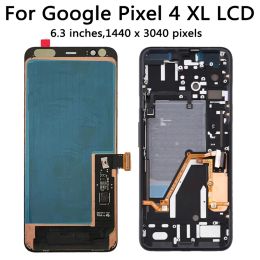 Originele LCD voor Google Pixel 4 Pixel4 G020M LCD -scherm Display+Touch Panel Digitizer Screen voor Google Pixel 4 XL 4XL G020P
