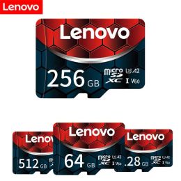 Carte mémoire de carte Micro SD Original Lenovo 1TB TF / SD CARTE TF / SD 128 Go 256 Go 512 Go Mini Card Memoral Classe 10 pour la caméra / téléphone 2023 NOUVEAU