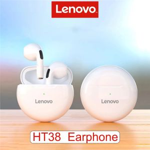 Lenovo HT38 TWS TWS Auriculares Bluetooth 5.0 Auriculares Basco estéreo con mini auriculares Reducción de ruido de micrófono
