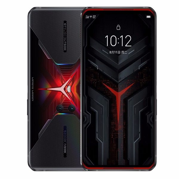 Téléphone portable d'origine Lenovo Legion Pro 5G Gaming 12 Go de RAM 128 Go 256 Go ROM Snapdragon 865 64.0MP NFC 5000mAh Android 6.65 