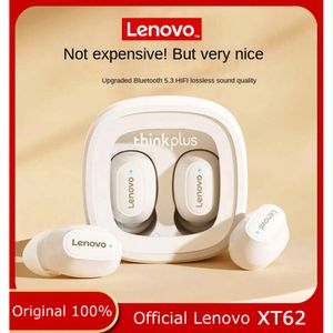 Écouteurs et microphones de sport sans fil passe-bas Bluetooth 5.3 d'origine Lenovo XT62 pour une compatibilité d'appel HD avec Xiaomi, Huawei,
