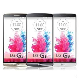 Originele LG G3 5.5 inch Quad Core 2 GB / 16GB D855 D851 D850 Ontgrendeld Smart Phone 3MP GPS WCDMA ANDRIOD TELEFOON GEREGEBERDIGDE VERZEGELDE BOX