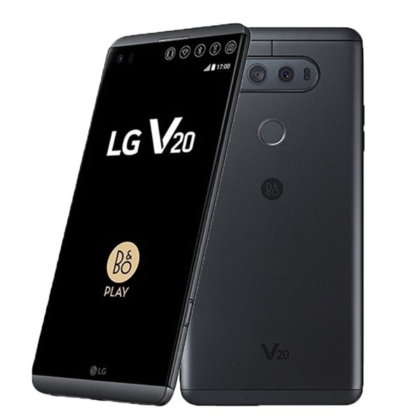 Téléphone portable d'origine LG V20 H910 H918 VS995 débloqué 4 Go/64 Go 5,7 pouces double 16MP + 8MP Android OS 7.0 4G LT remis à neuf