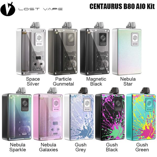 Kit Original Lost Vape Centaurus B80 AIO 80W 18650 batterie 5ml UB AIO Pod/Centaurus Boro réservoir Normal RBA Mode E Cigarette