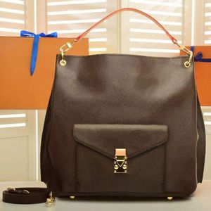 Originele Luxurys Ontwerpers Bakken Vrouwen Monogrames Embossing Lederen Handtassen Dame Dagelijkse Hoge Capaciteit Opslag Crossbody Bag Mode Munt Portemonnee