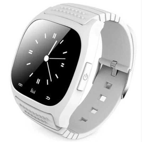 Montre Bluetooth intelligente d'origine M26 avec affichage à LED Baromètre Alitmètre Lecteur de musique Podomètre Smartwatch pour téléphone mobile Android IOS avec boîte de vente au détail