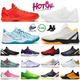 Original Mamba Hommes Femmes Chaussures de basket-ball Protro 6 Protros 8 Mambacita Reverse Grinches Radiant Emerald All Star Orange County Lb20 Eybl Ginch Tennis Designer