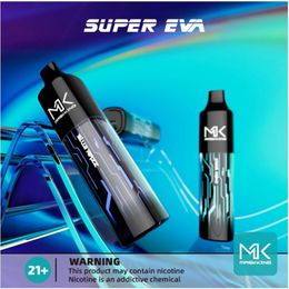 Originele Maskking SUPER EVA 4000 trekjes Wegwerp E-sigaretten Vape Pen starterkit 12 ml Pod 600 mah Batterij china Authentieke groothandel vapers desechables bladerdeeg 4K
