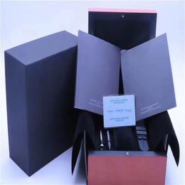 Papiers assortis originaux carte de sécurité sac cadeau boîte de montre en bois supérieure pour boîtes pam livrets montres imprimer carte personnalisée montre cas231S