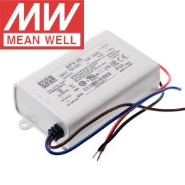 Série moyenne d'origine APV-35 Série Meanwell 5V / 12V / 15V / 24V Conception de tension constante 35W Alimentation de commutation LED à sortie unique 35W