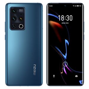 Téléphone portable d'origine Meizu 18 Pro 5G 12 Go de RAM 256 Go de ROM Snapdragon 888 50.0MP AR AI HDR NFC 4500mAh Android 6.7