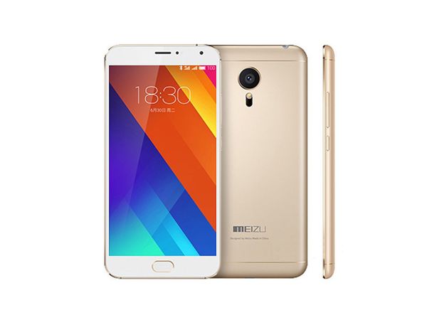 Teléfono móvil Meizu MX5 4G LTE Helio X10 Octa Core 3GB RAM 16GB 32GB ROM Android 5.5 pulgadas 20.7MP Teléfono de identificación de huellas digitales Teléfono celular