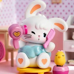 MIKKO MIKKO SÉRIE À BLAIS BOX BOID KAWAII CARTOON ANIME Figures Collection Pink Doll Creative Desktop Model Girls Toy 240426