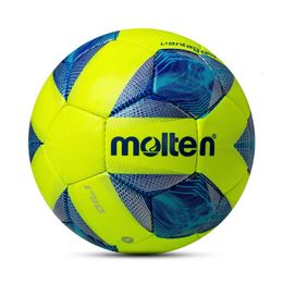 Ballons de football fondus originaux taille 5 4 3 PVC résistant à l'usure cousu à la main compétition d'entraînement de football Match voetbal 231220