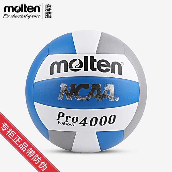 Volleyball en fusion en fusion d'origine pour hommes / femmes en plein air / entraînement intérieur voleyball v58x-n voley ball pu cuir volei pelotas taille 5 240422