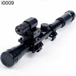 Accessoires de montage d'origine Air Optics Scope Set Rouge Laser Sight Combo de montage pour calibre Riflescope Cross Bow Scope AirSoft