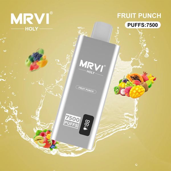 Original MRVI 7500 Puffs Bar Desechable Vape E Cigarrillos para DTL Vaping Estilo 600mAh Batería recargable 15ml Pod DTL Original Mucho VS RandM Tornado