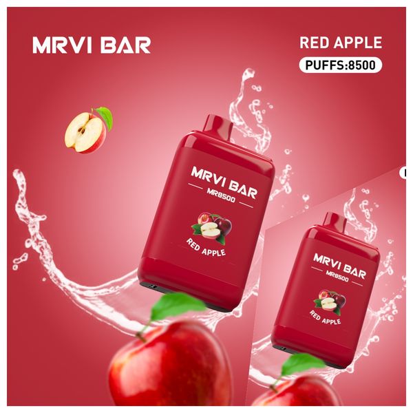 Original MRVI BAR 8500 Puffs Cigarrillo electrónico Desechable Vape Pem con 16ml E-juice y 650 Batería recargable