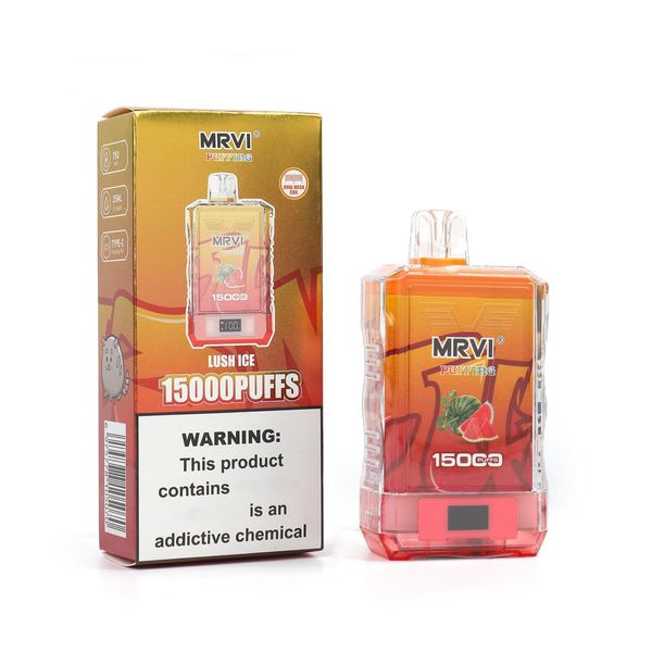 MRVI VACPER 15000 VAPE DECHABLE PUFFS 750MAH BATTERIE RECHARGable CARTES REFHNIELS VAPE 5% MESH COIL EU EUS