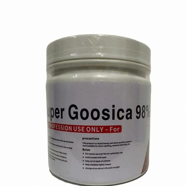 Original NOUVEAU 98% Super Goosica Crème de tatouage 500g Avant le maquillage permanent Micreedle Sourcils Lèvres Crème auxiliaire Détatouage Y4rd #