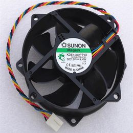 Nuevo ventilador de refrigeración con carcasa de CPU Original para Sunon Maglev Round KDE1209PTVX 4 4W 4 Pin DC 12V Tested198S