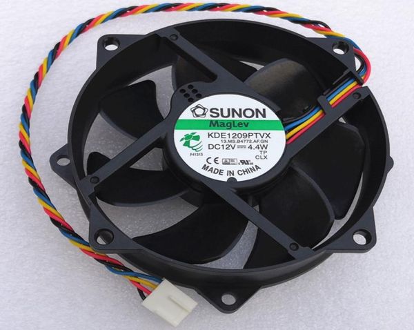 Ventilateur de refroidissement pour boîtier CPU Sunon Maglev, rond, 4 4W, 4 broches, DC 12V, testé 5445190, Original, nouveau