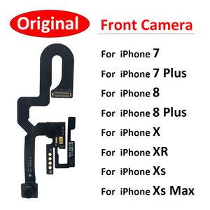 Nouveau original pour iPhone 7 7g 8g 8 plus x xr xs max flex de caméra frontale avec capteur de capteur de lumière de proximité Câble flexible