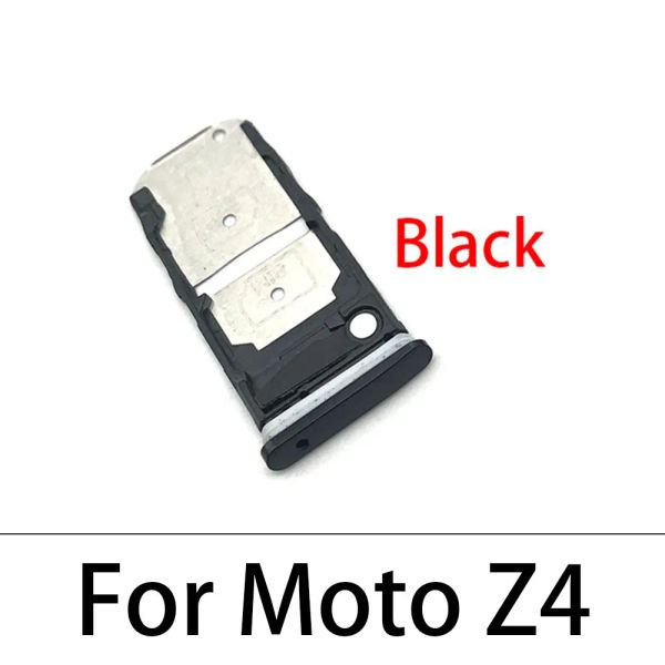 Nouveau original pour Motorola Moto Z Z2 Z3 Z4 Play Doual SIM Card Tray Tray Slot Pièces de remplacement