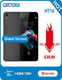 Original nouveau HOMTOM HT16 Smartphone Android 60 Quad Core MTK6580 50 pouces plein écran 1GB RAM 8GB ROM 3G WCDMA téléphone portable 8169751