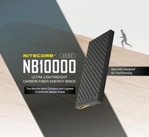 Originele NITECORE NB10000 Oplader Power Bank 10000 mAh Slanke Li-ion Batterij PD Snel Opladen QC 3.0 20 W Adapter Voor Smart Mobiele Telefoons iPhone 13 14 Pro Koplamp Licht