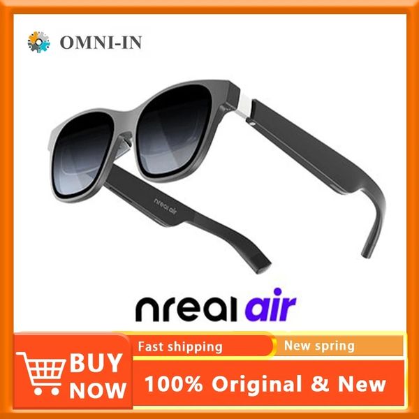 Original Nreal Air Smart AR lunettes Xreal Portable AR espace écran géant 1080p visualisation ordinateur Mobile 3D HD cinéma privé