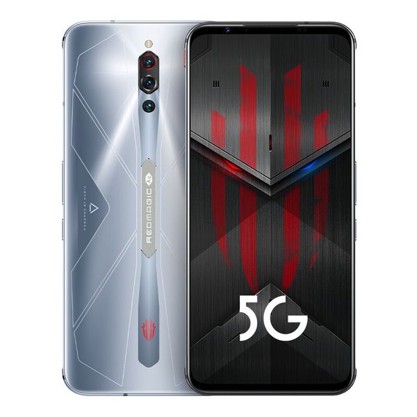 Téléphone portable d'origine Nubia Red Magic 5S 5G Gaming 8 Go de RAM 128 Go de ROM Snapdragon 865 Octa Core 64.0MP AI 4500mAh Android 6.65