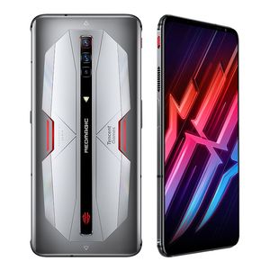 Téléphone portable d'origine Nubia Red Magic 6 Pro 5G Gaming 16 Go de RAM 256 Go de ROM Snapdragon 888 64.0MP OTG 4500mAh Android 6.8 pouces plein écran empreinte digitale ID téléphone portable intelligent