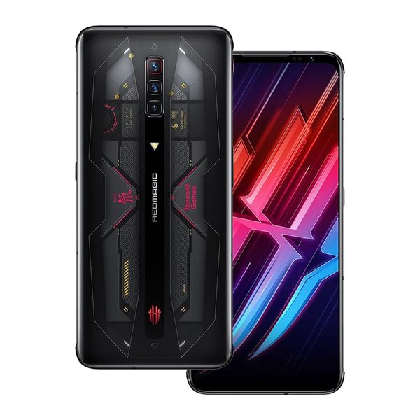 Téléphone portable d'origine Nubia Red Magic 6S Pro 5G Gaming 12 Go de RAM 128 Go 256 Go de ROM Snapdragon 888+ Octa Core 64.0MP Android 6.8 