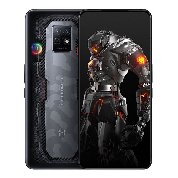 Téléphone portable d'origine Nubia Red Magic 7S Pro 5G Gaming 12 Go de RAM 256 Go de ROM Snapdragon 64.0MP AI 5000mAh Android 6.8 