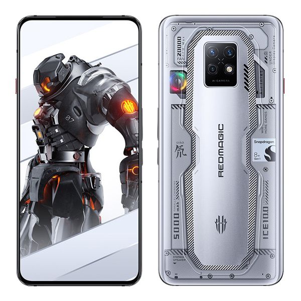 Téléphone portable d'origine Nubia Red Magic 7S Pro 5G Gaming 12 Go de RAM 256 Go de ROM Octa Core 64MP 5000mAh Android 6.8 