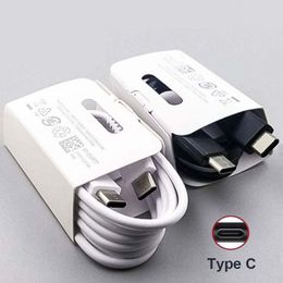 Qualité OEM d'origine 1m 3ft USB Type-C de type C Câbles C Câble chargeur de charge rapide pour Samsung Galaxy S22 S21 S20 S10 S9 S8 S7 Note 10 Plus support Pd Quick