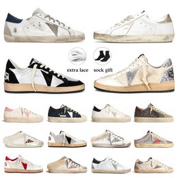 Golden Goose GGDB OG Dress Designer Shoes Men Women Sparkle White Red Glitter Pink Leopard Black Luxury 【code ：L】 Sneakers Trainers Big Size 46