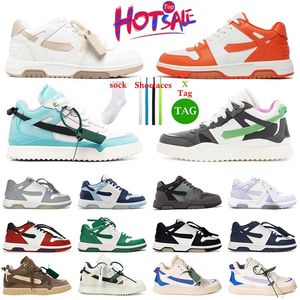 OFF-WHITE Out Of Office OOO Low Tops off white offwhite off whitesdesigner shoes 【code ：L】Original OG Out of Office Designer Chaussures Noir Blanc Femmes Offswhite Hommes